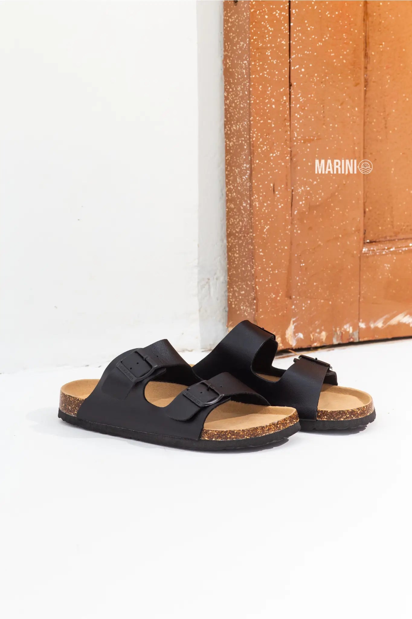 Maibulun Leather Sandal - Black