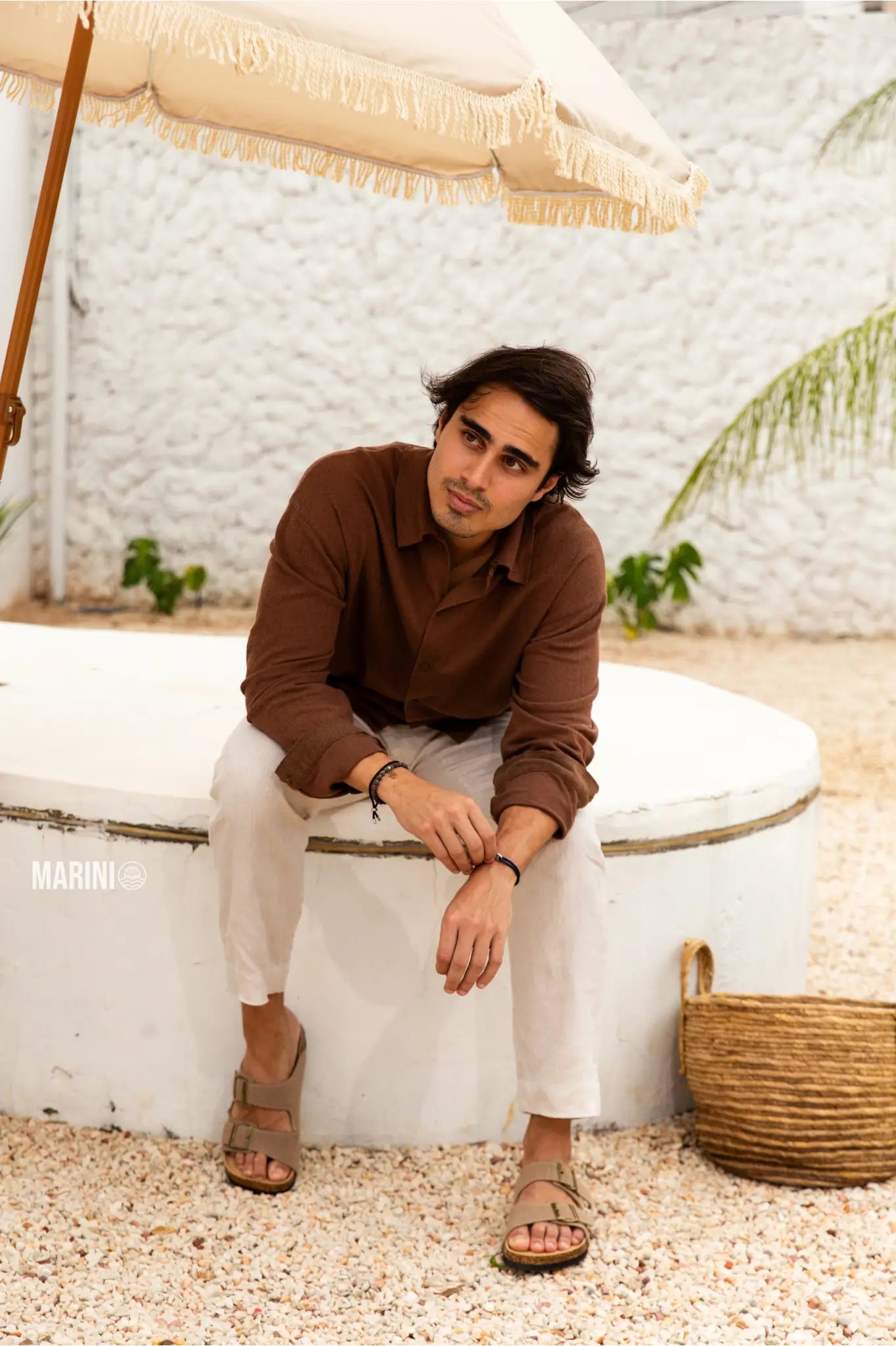 Maibulun Suede Sandal - Sand