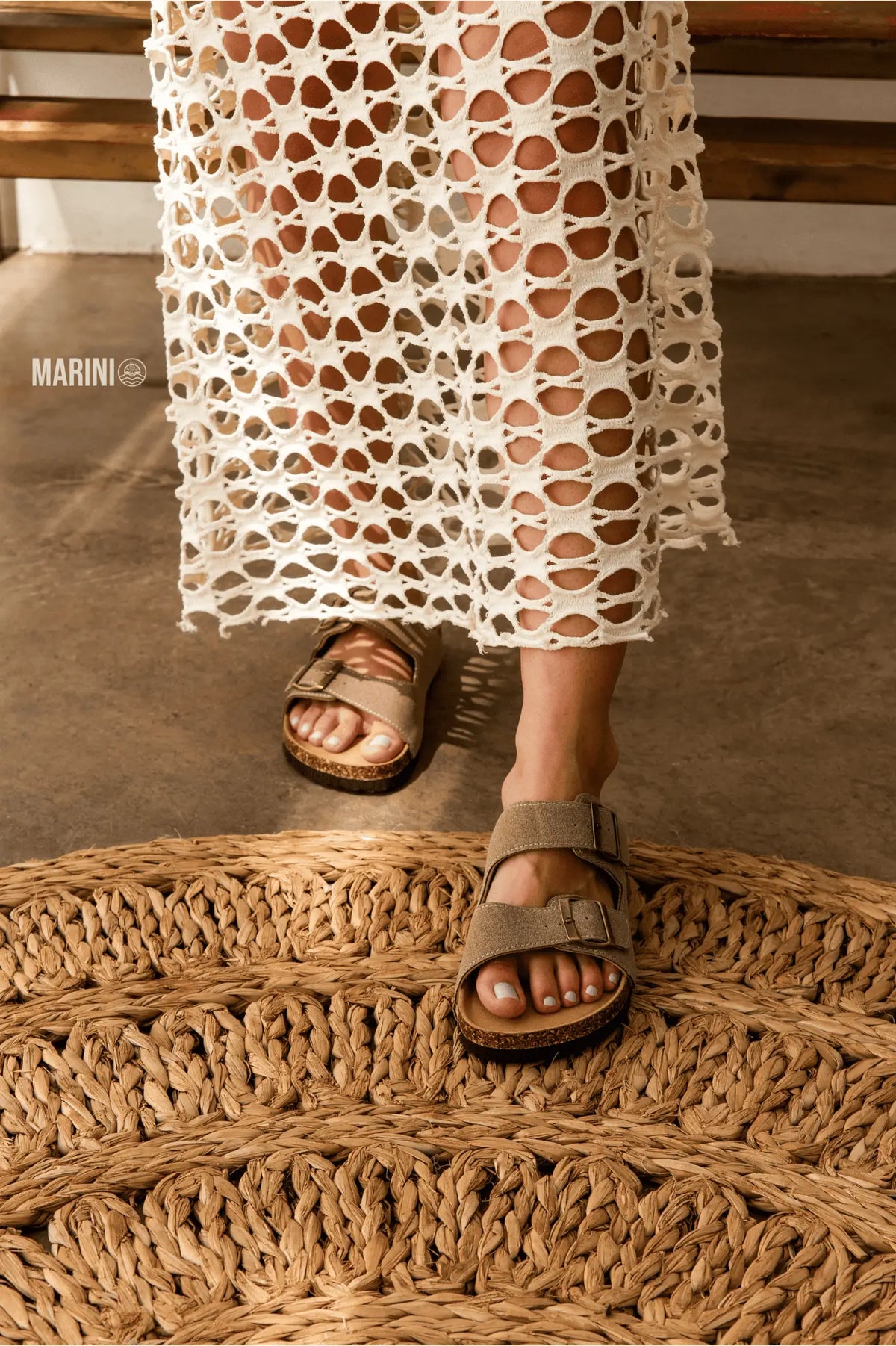 Maibulun Suede Sandal - Sand