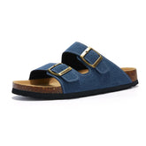 Maibulun Suede Sandal - Blue