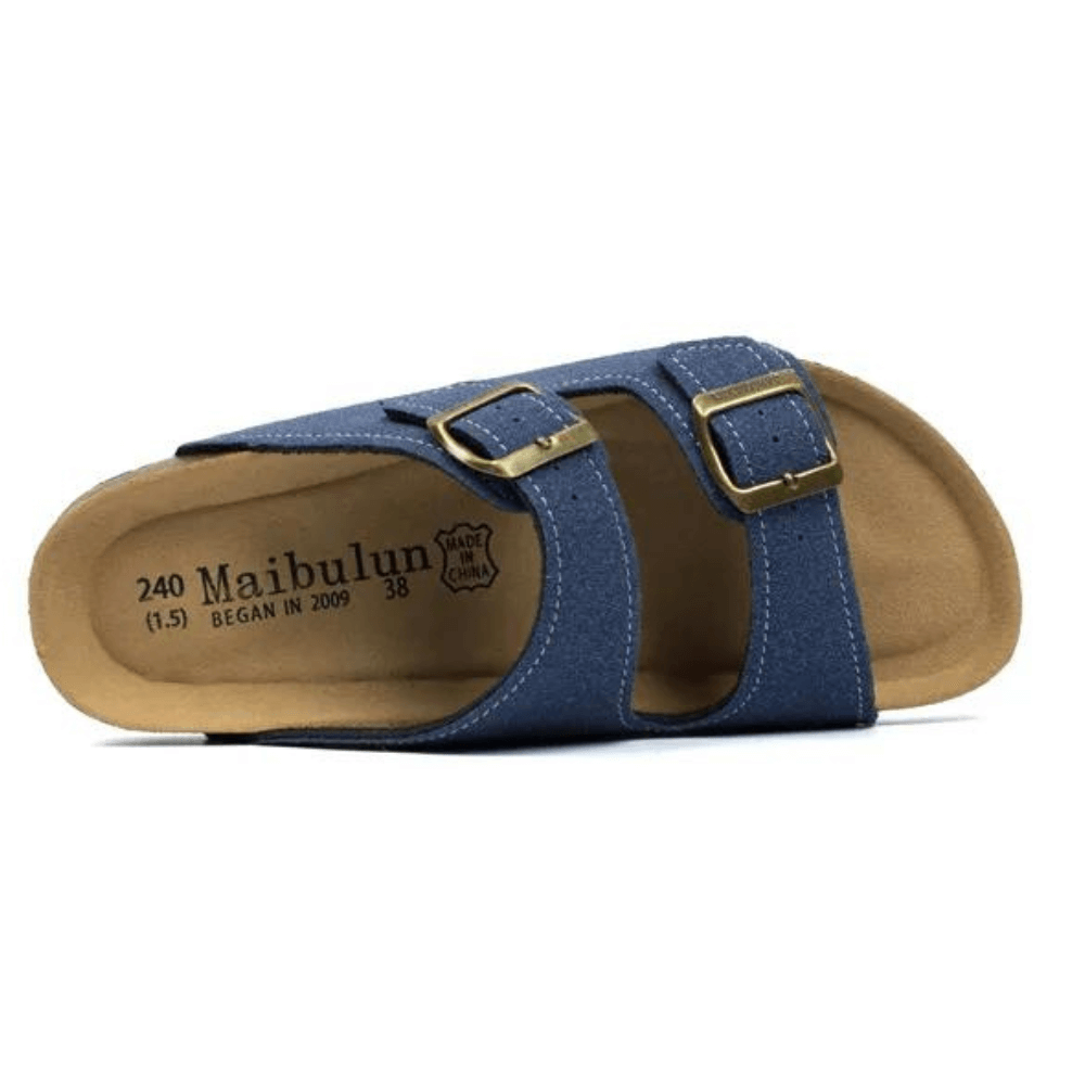 Maibulun Suede Sandal - Blue