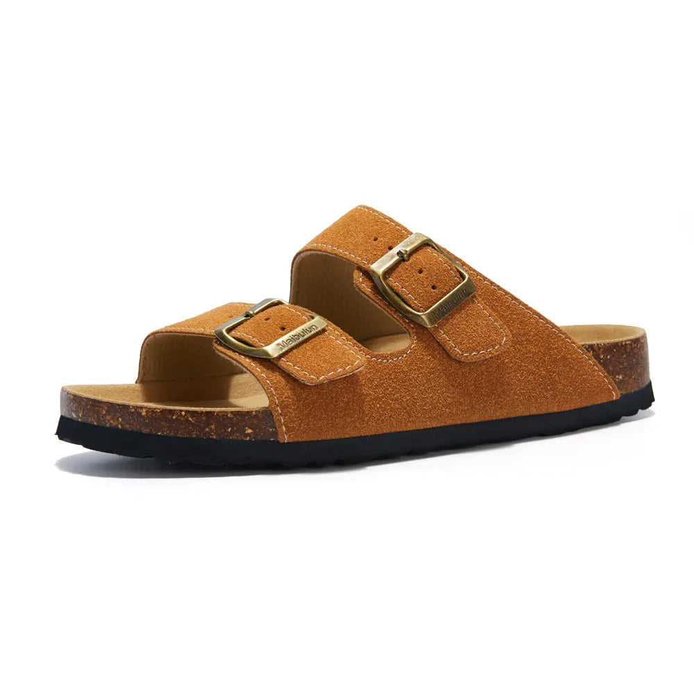 Maibulun Suede Sandal - Caramel