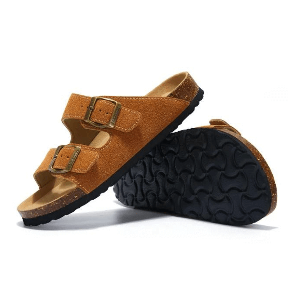 Maibulun Suede Sandal - Caramel