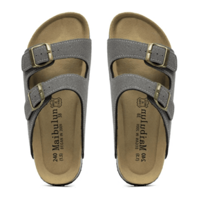 Maibulun Suede Sandal - Grey