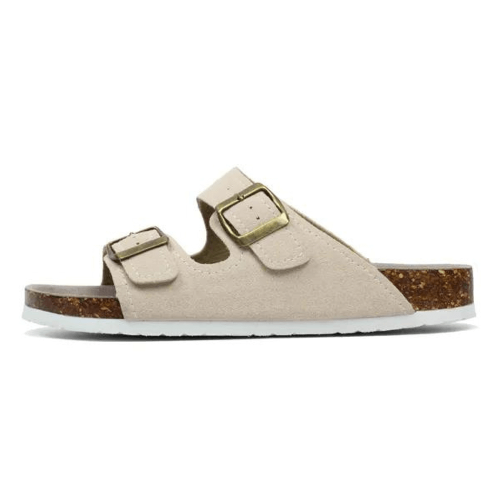 Maibulun Suede Sandal - Cream