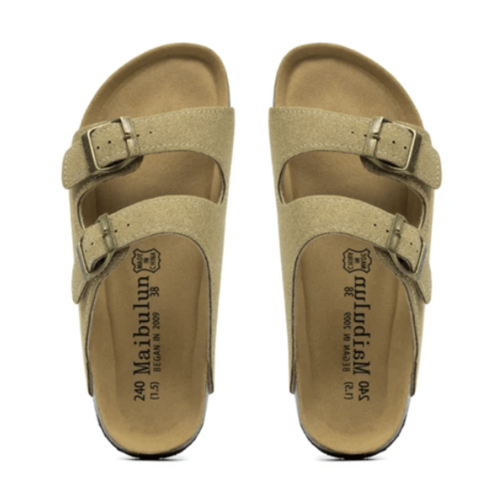 Maibulun Suede Sandal - Light Brown