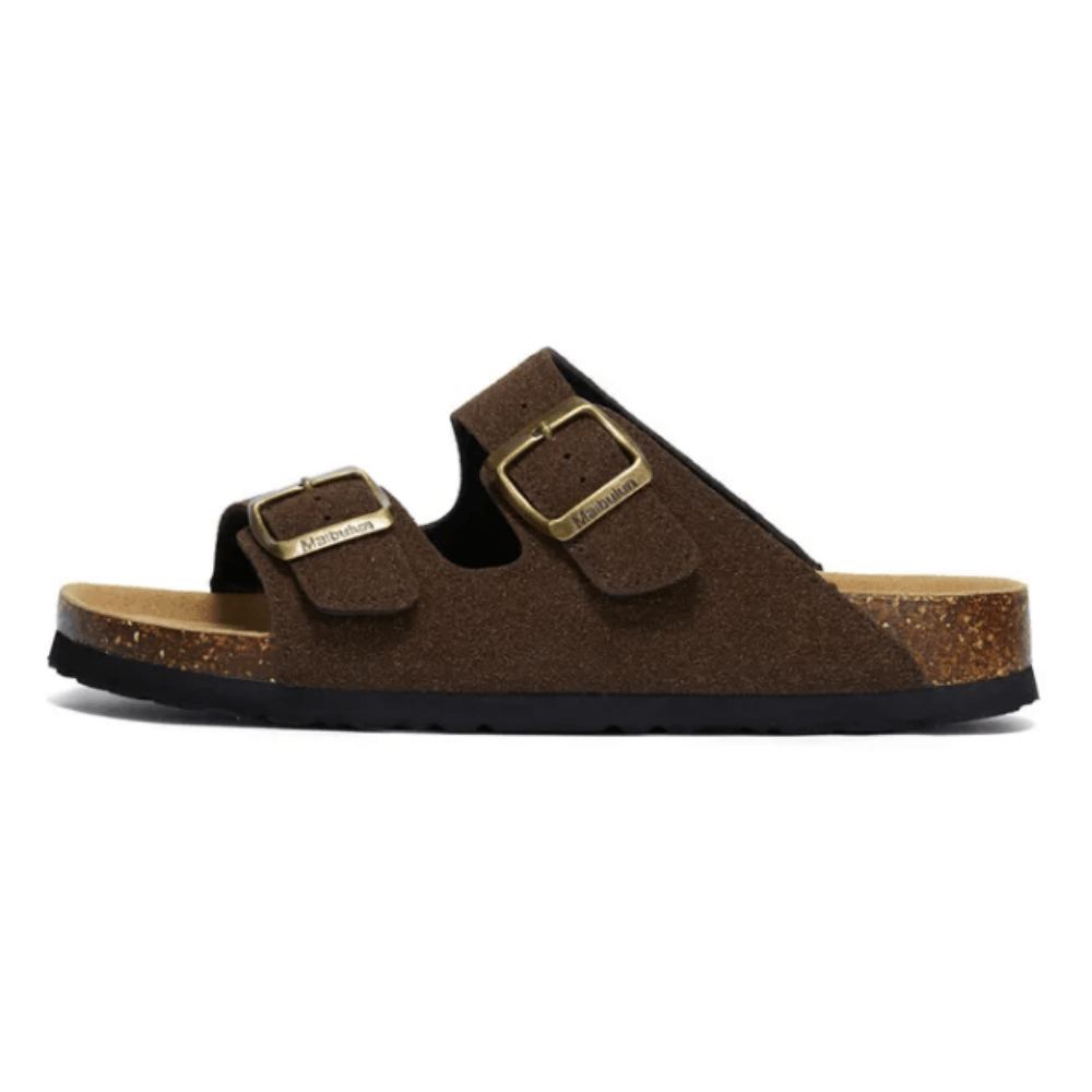 Maibulun Suede Sandal - Dark Brown