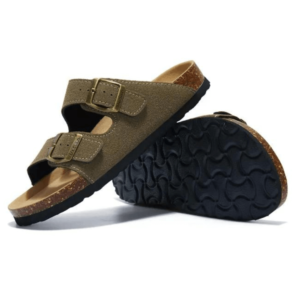 Maibulun Suede Sandal - Army Green