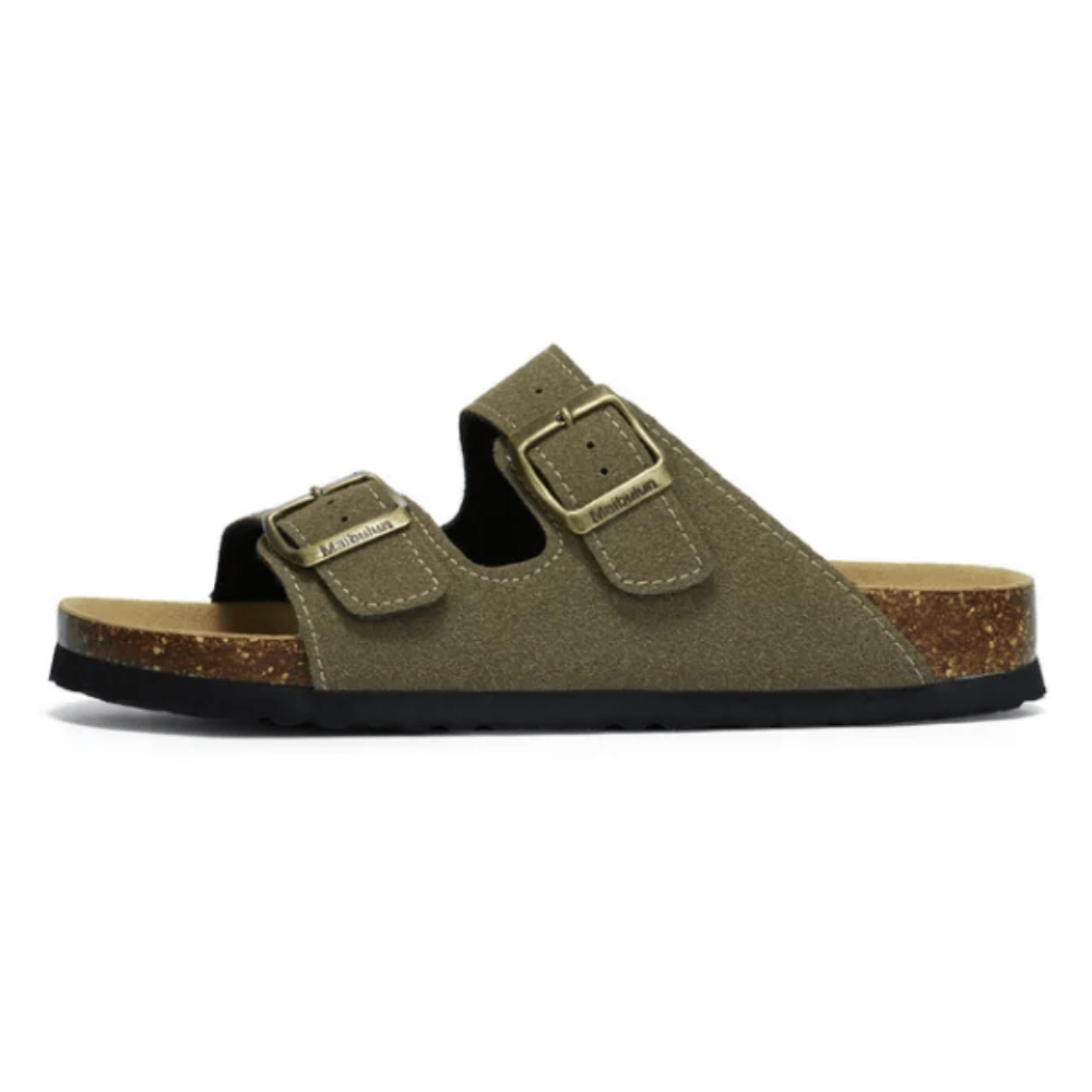 Maibulun Suede Sandal - Army Green