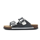 Maibulun Leather Sandal - Silver