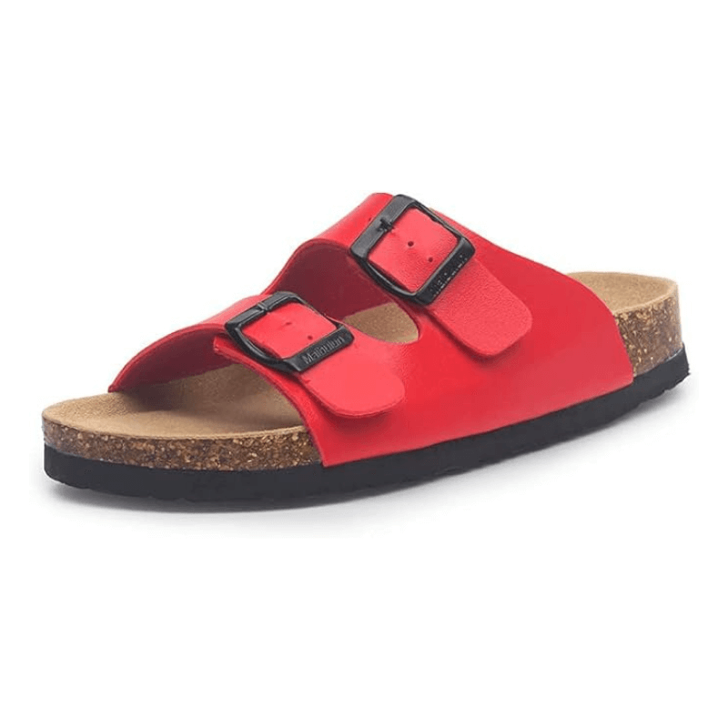 Maibulun Leather Sandal - Red